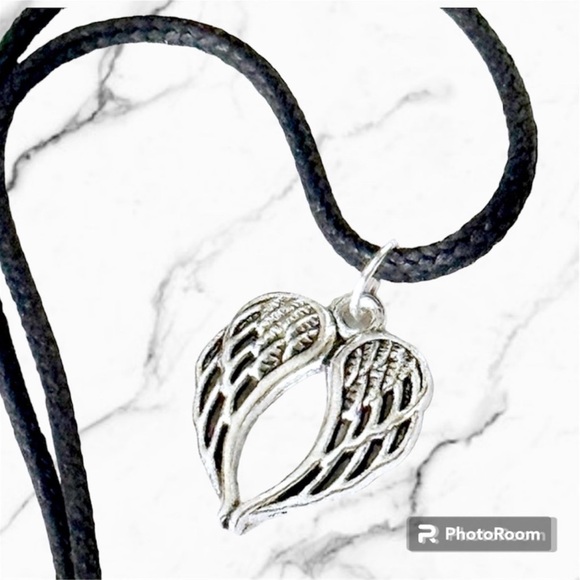 5 For $25💫Silver Angel Wings Pendant Necklace - Picture 4 of 5